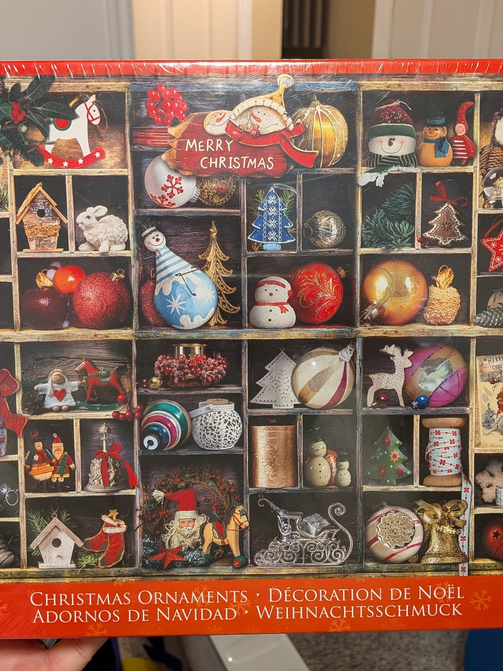 New Eurographics Christmas Ornaments Puzzle 1000 Pieces- Still shrink wrapped